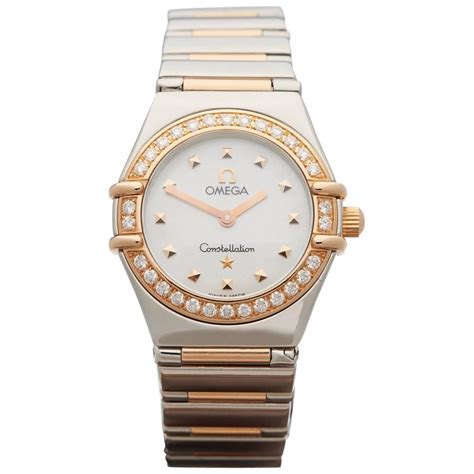 omega ladies watch sale uk|ladies omega constellation diamond bezel.